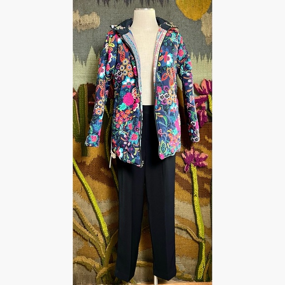 Johnny Was Mauri Reversible Puffer Jacket XS - Picture 11 of 16